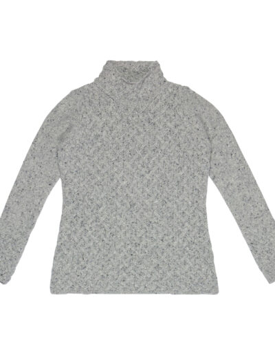 A641 Trellis Sweater_Light Grey Front
