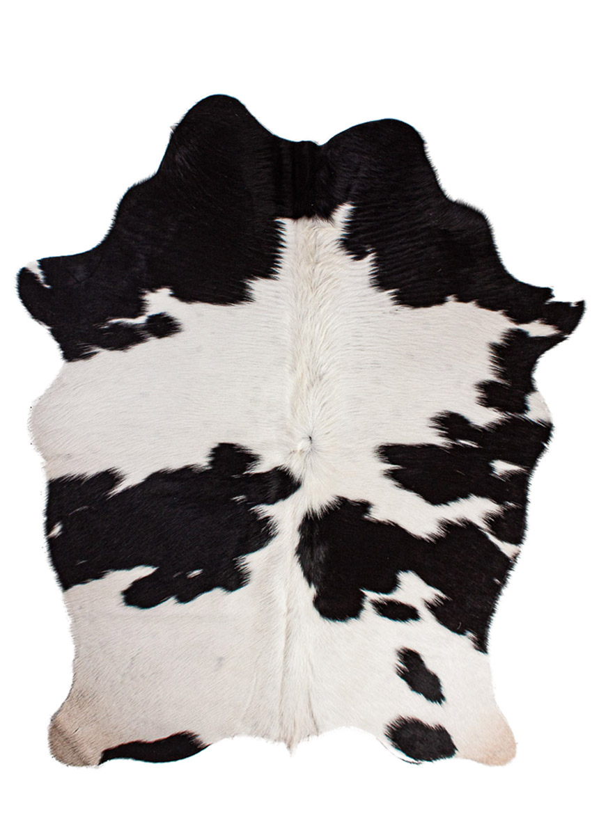 Rinderhaut schwarz-weiß “Unikat” 22-4-004
